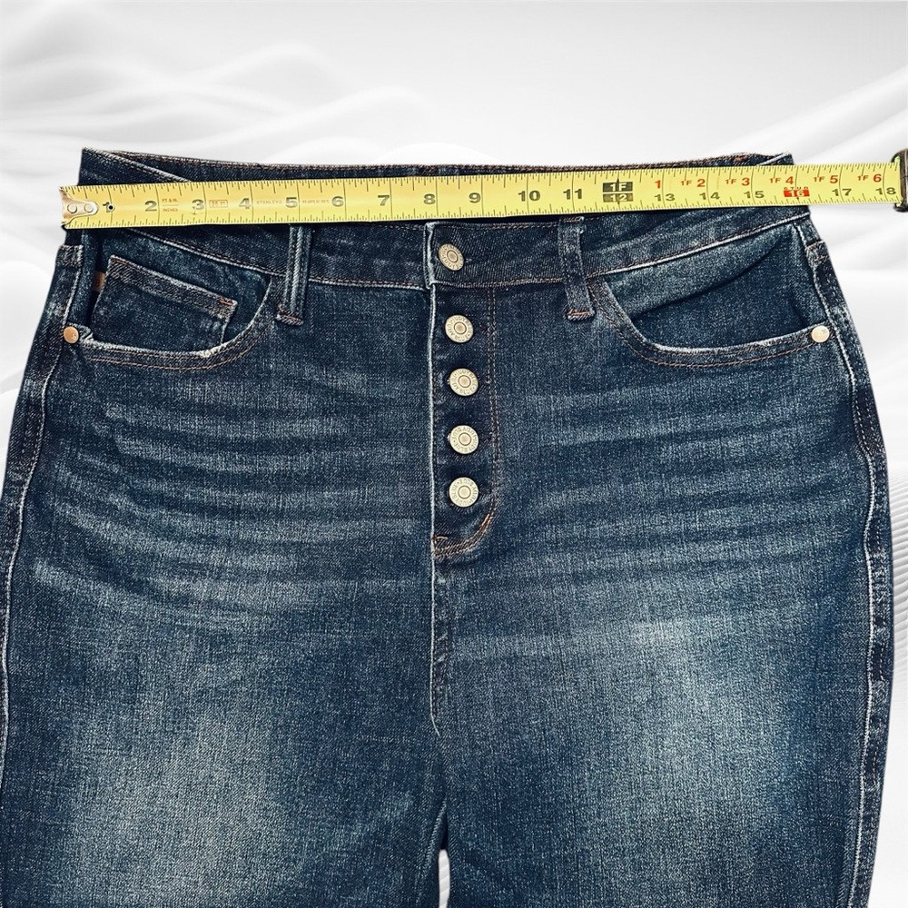 Judy Blue Dark Blue Straight Leg Jeans - Picture 7 of 11